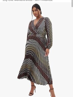 City Chic Womens Dress - Jen PrintDress